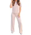 Things Between Skylar Pants In Light Taupe In Multi