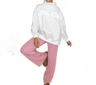 Things Between Sweetheart Lounge Pants In Pink In Multi