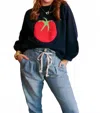 Things Between Tomato Sweater In Navy In Blue
