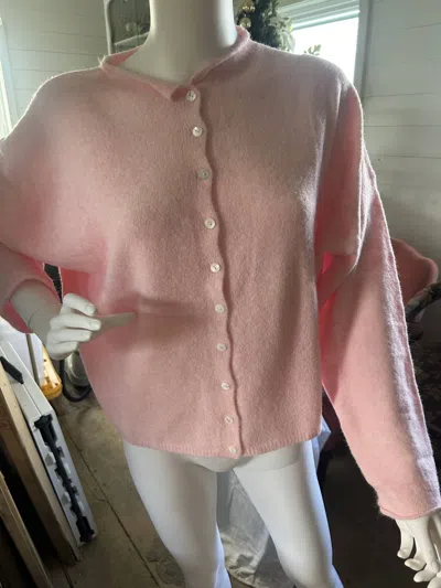 Things Between Women's Long Sleeved Sweater In Baby Pink