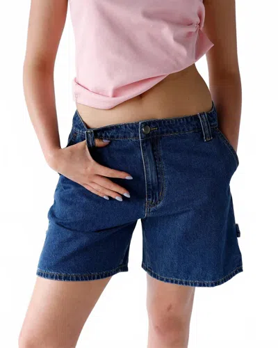 Things Between Women's Sunday Carpenter Shorts In Dark Blue