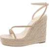 Things Ii Come Dina Womens Chain Faux Leather Wedge Heels In Brown