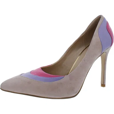 Things Ii Come Junna Womens Leather Pointed Toe Pumps In Multi