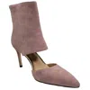 Things Ii Come Jelyn Womens Suede Pointed Toe Shooties In Pink