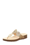 Think ! Julia Circles Flip Flop In Brown