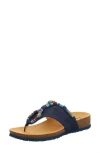 Think ! Julia Rope Flip Flop In Blue
