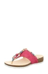 Think ! Julia Rope Flip Flop In Red