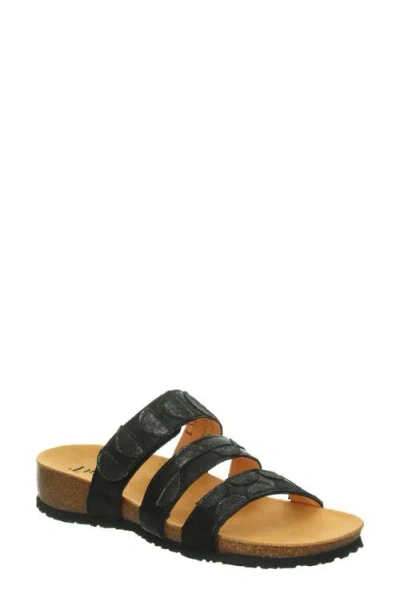 Think ! Julia Slide Sandal In Black