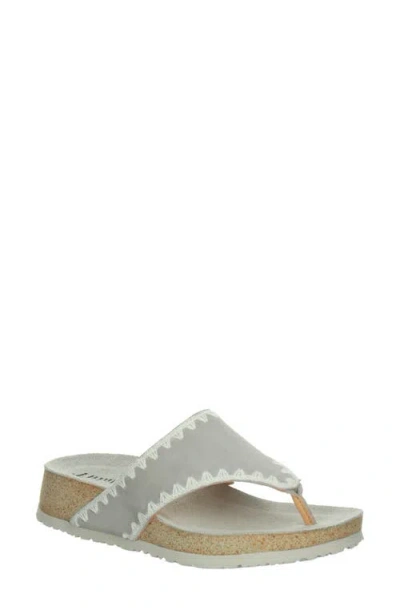 Think ! Koak Whipstitch Sandal In Gray