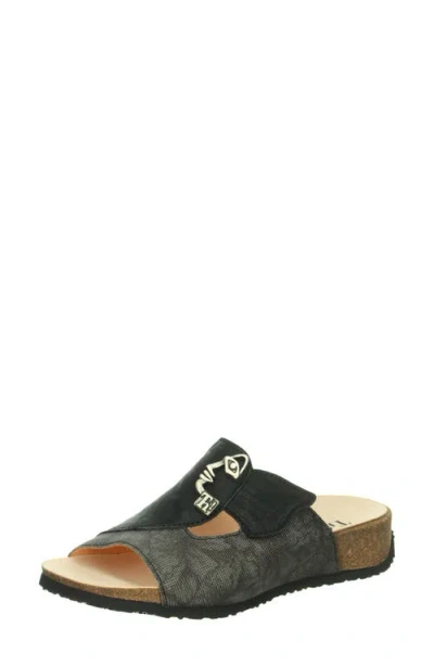 Think ! 'mizzi With Face' Sandal In Green