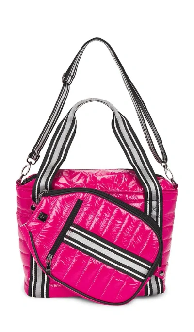 Think Royln Ace Of The Court Pickleball Bag In Glossy Fuchsia