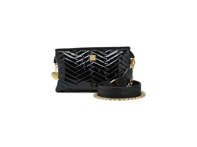 Think Royln Almost Famous Handbags Black Paten: One Size