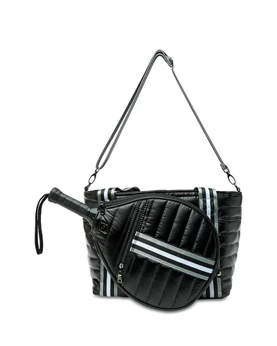 Think Royln Bounce Quilted Tote With Removable Paddle Bag In Black