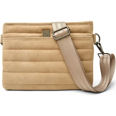 Think Royln Bum 2.0 Suede Crossbody Bag In Neutral