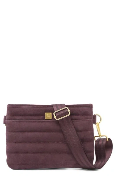 Think Royln Bum Bag 2.0 Leather Belt Bag In Bordeaux Suede
