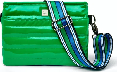 Think Royln Bum Bag 2.0 Medium Crossbody / Belt Bag In Club Green Patent