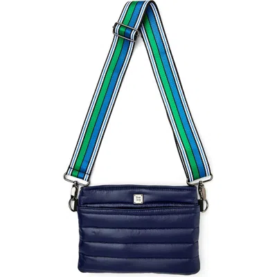 Think Royln Bum Bag 2.0 In Shiny Navy