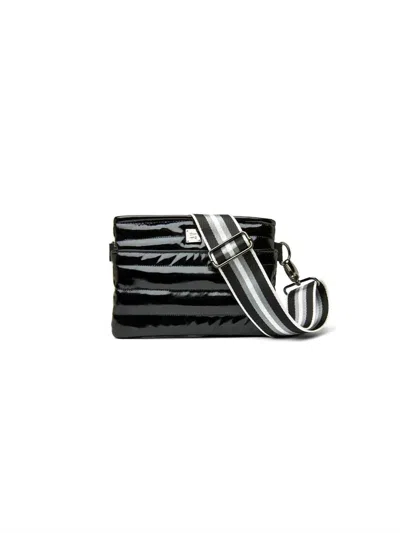 Think Royln Bum Bag In Patent Black In Multi
