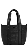 Think Royln Capri Tote Black Raffia In Black Raffia