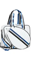 Think Royln Champion Tennis Bag White Patent One Size In White Patent