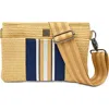 Think Royln Coastal Escape 2.0 Raffia Crossbody Bag In Sand