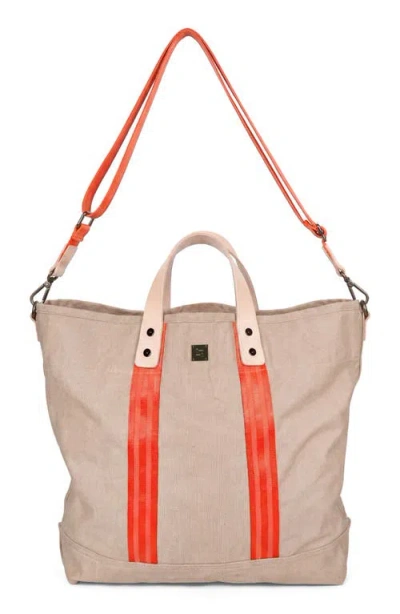Think Royln Daydream Canvas Tote In Neutral