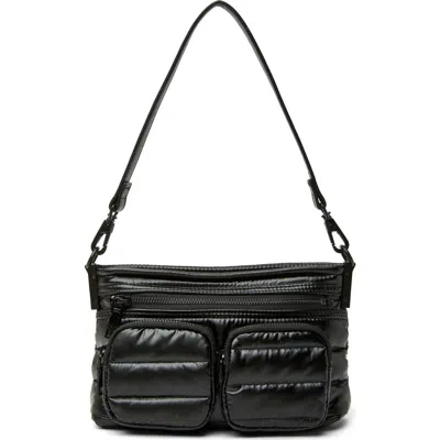 Think Royln Double Trouble Crossbody Bag In Black