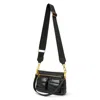 Think Royln Double Trouble Crossbody Bag In Pearl Black In Multi