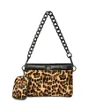 Think Royln Downtown Animal Print Crossbody In Animal Print