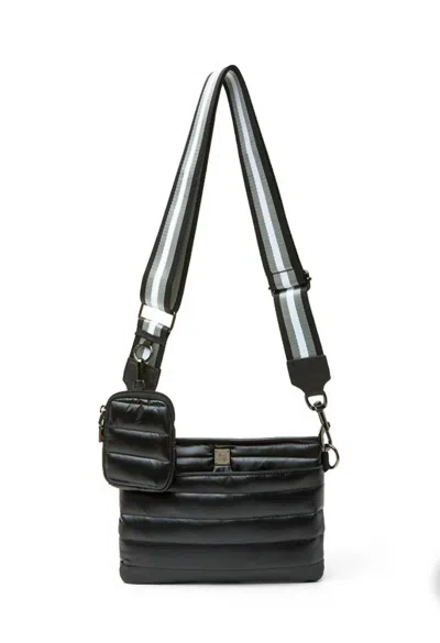 Think Royln Downtown Crossbody Handbag In Pearl Black