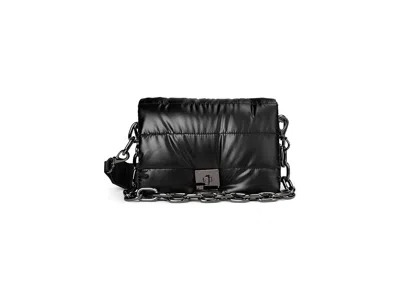 Think Royln Downtown Crosswalk Cross Body Handbags Pearl Black: One Size