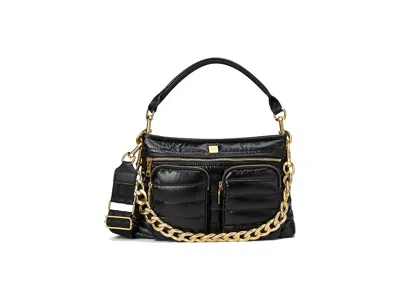 Think Royln Downtown Diva Cross Body Handbags Pearl Black: One Size