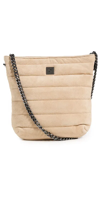 Think Royln Dream Stash Bag Soft Sand Suede