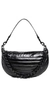 Think Royln Little Runaway Bag In Pearl Black