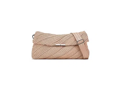 Think Royln Embrace Handbags Beige/beige Raffia: One Size In Sand