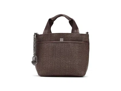 Think Royln Escape Handbags Espresso Raffia: One Size In Brown