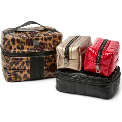 Think Royln Glamour Girl 4-pack Travel Pouches In Multi