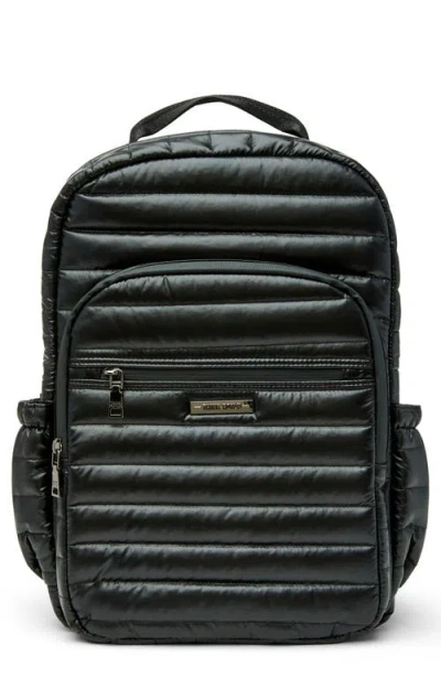 Think Royln Headliner Quilted Backpack In Black