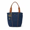 Think Royln High Note Denim Tote In Blue