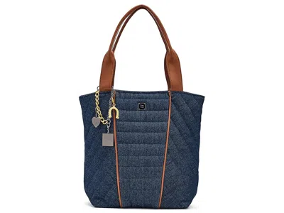 Think Royln High Note Tote Shoulder Handbags Dark Denim: One Size In Blue
