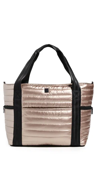 Think Royln Jet Set Wingman Tote Pearl Cashmere In Sand