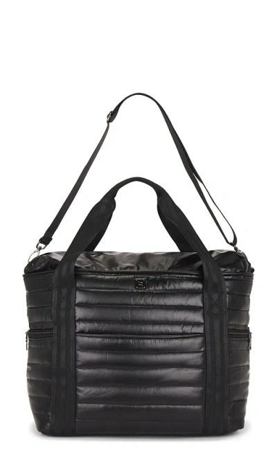 Think Royln Jetset Wingman Bag In Pearl Black