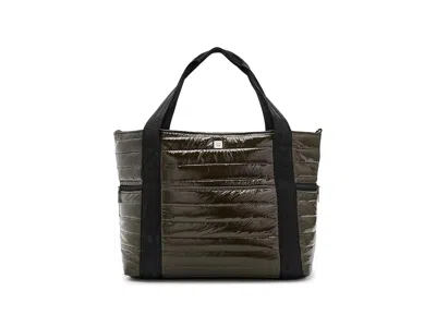 Think Royln Jetset Wingman Cross Body Handbags Glossy Chocolate, Polyester