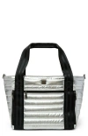 Think Royln Jr. Jetset Wingman Tote Bag In Silver