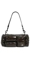 Think Royln Lady Cargo Shoulder Bag Glossy Chocolate