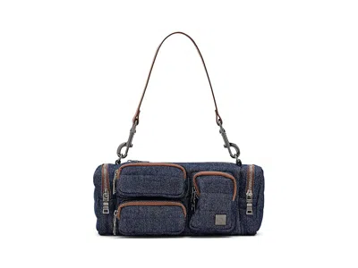 Think Royln Lady Cargo Shoulder Handbags Dark Denim: One Size In Blue