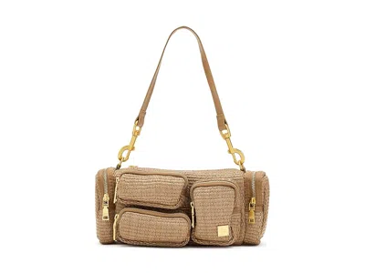 Think Royln Lady Cargo Shoulder Handbags Sand Dune Raffia: One Size In Brown