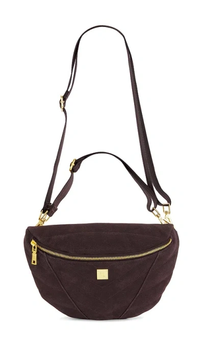 Think Royln Little 크로스백 In Brunette Suede