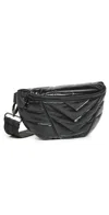 Think Royln Little Runaway Belt Bag Pearl Black In Pearl Black