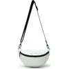 Think Royln Little Runaway Shoulder Bag In White Patent